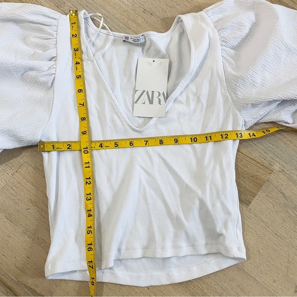 Zara combination textured top - Picture 8 of 9